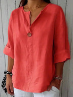 Capri | Linen Blouse