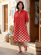 Wrenley | Bright Day Dot Dress
