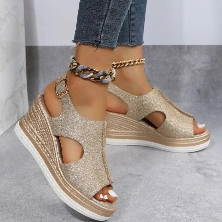 Maeve – Relaxed Wedge Sandals