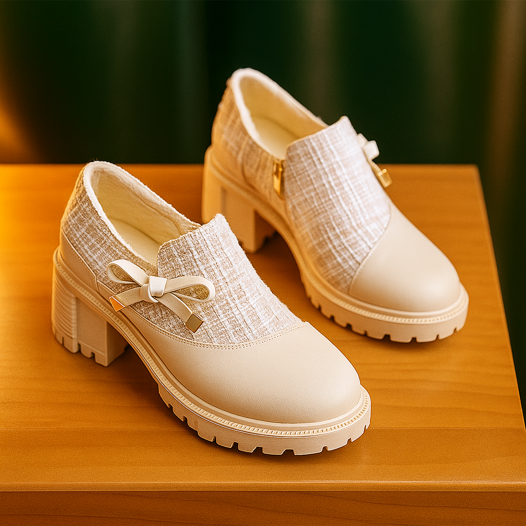 Chantel Tweed Loafers