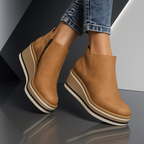 Adele Platform Wedge Boots