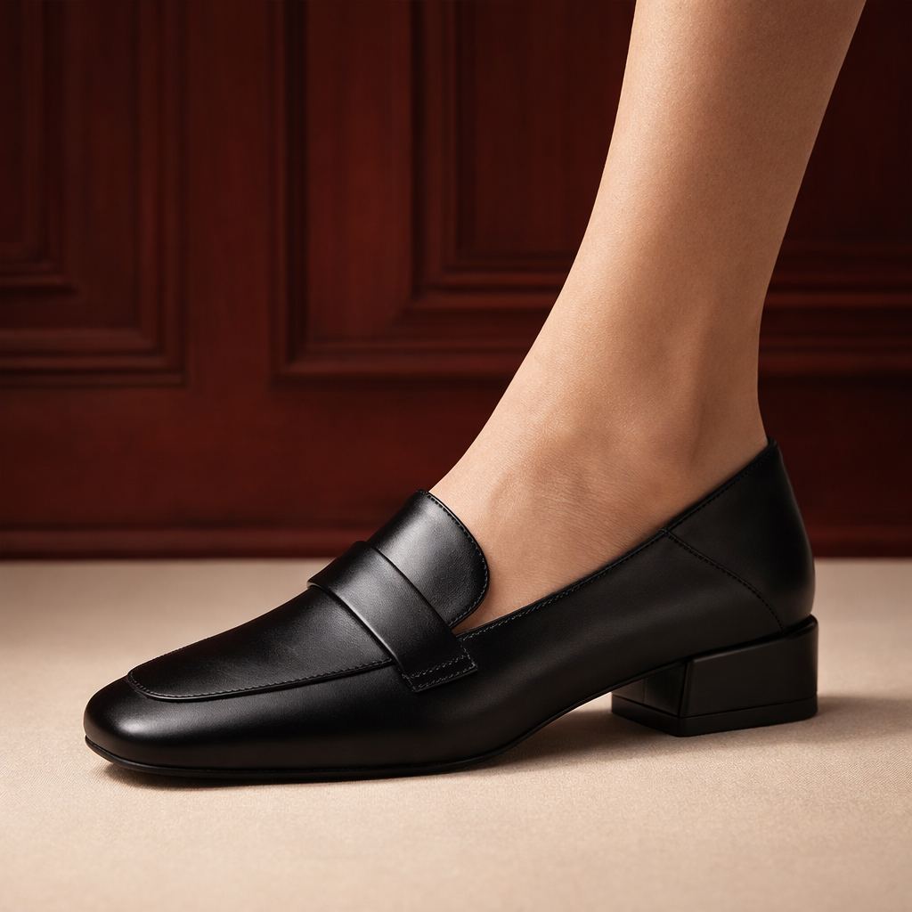 Clara Square-Toe Heels
