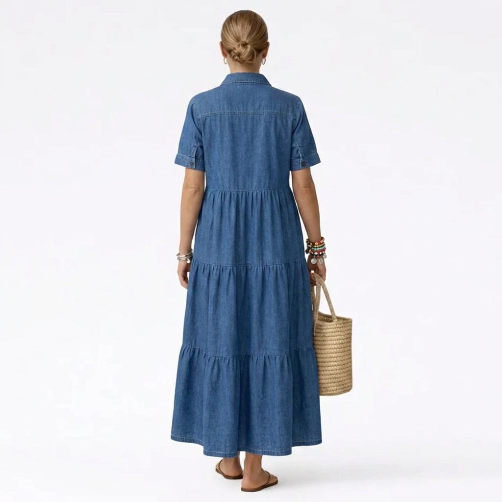 Elizabeth | Button-Front Midi Dress