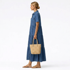 Elizabeth | Button-Front Midi Dress