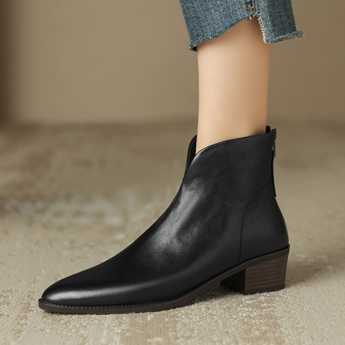 Riviera Block Heel Boots