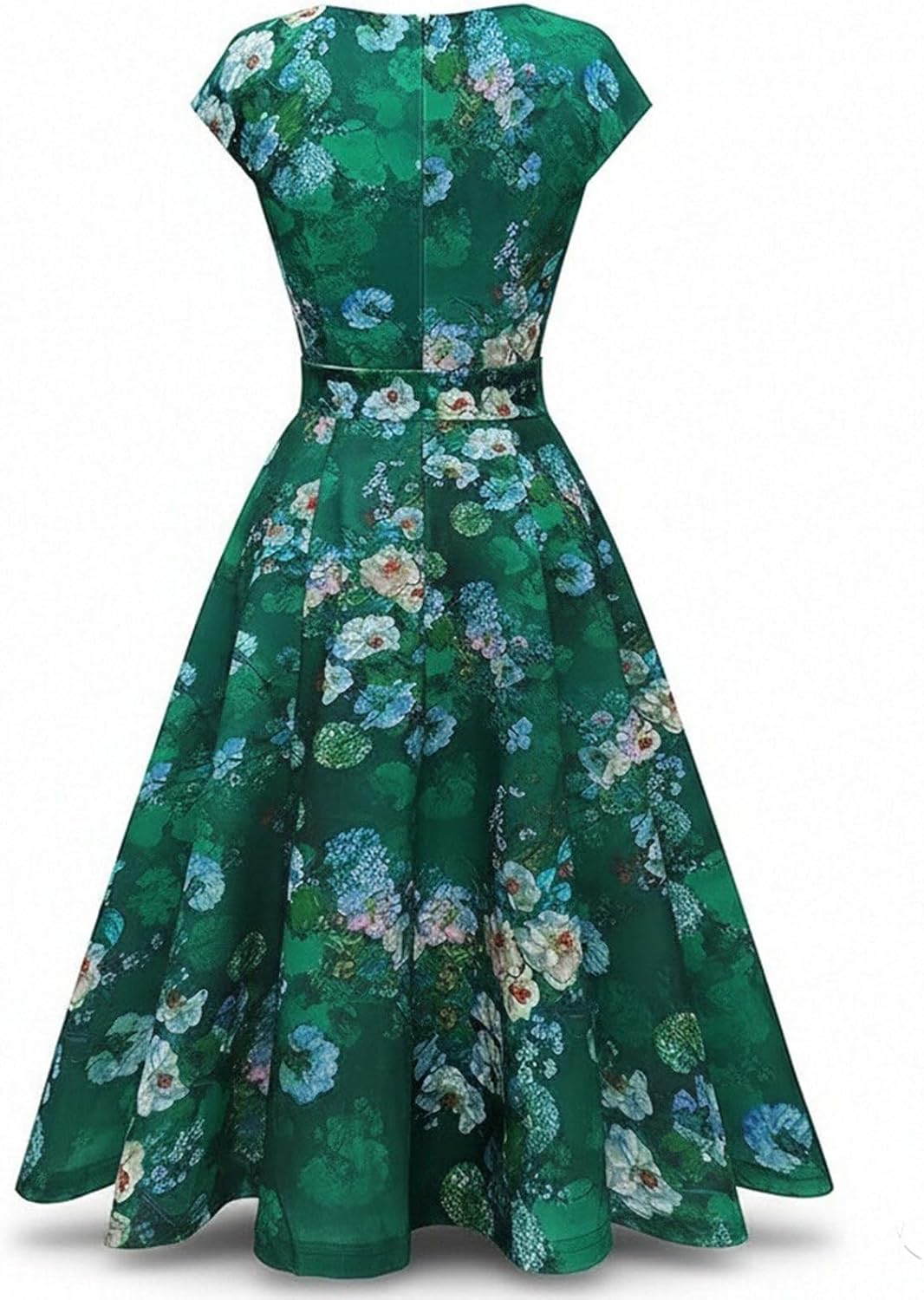 Mae | Women's Vintage Floral A-Line Dress