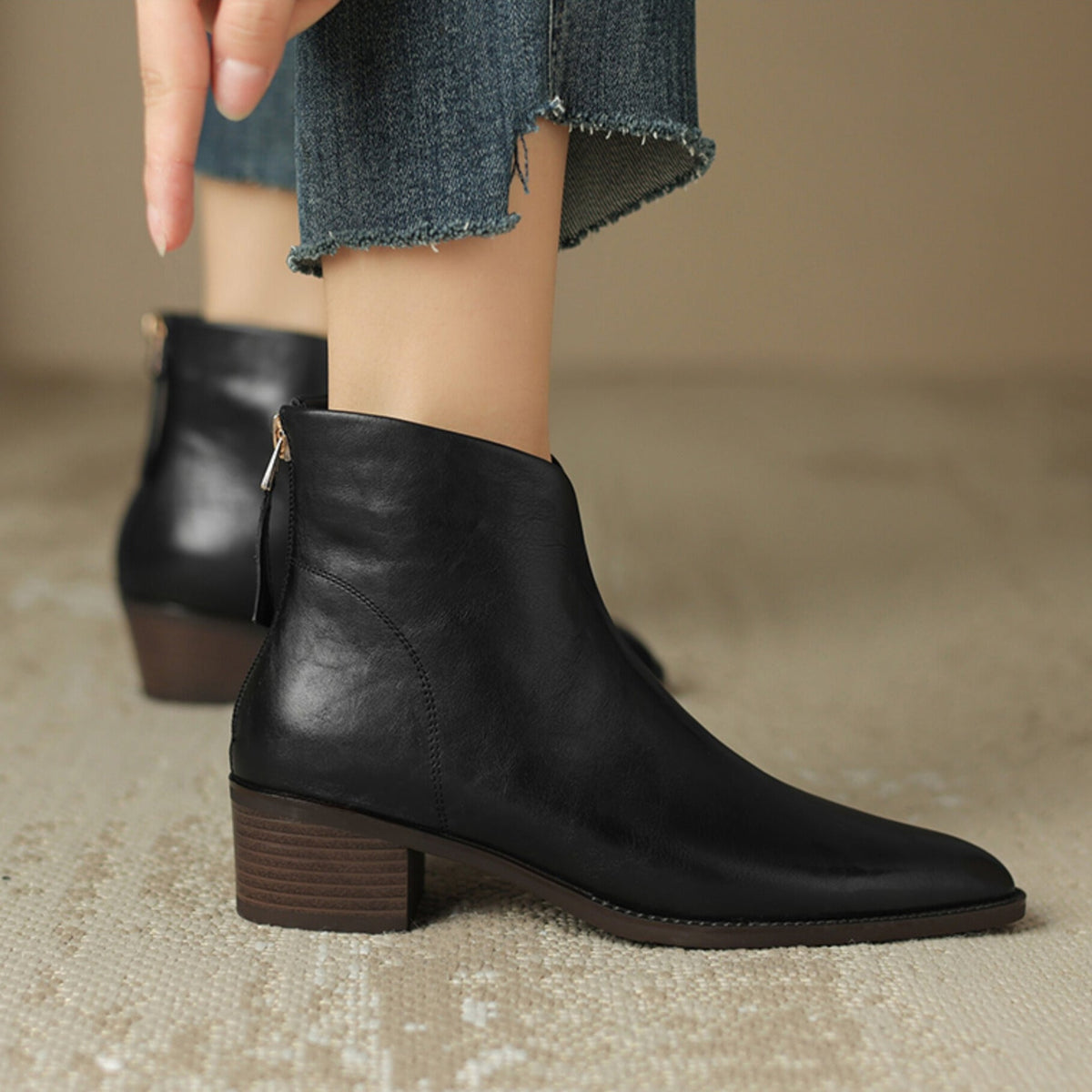 Riviera Block Heel Boots