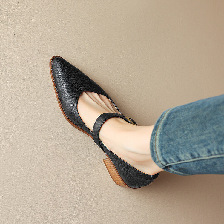 Bellani Leather Mary Janes