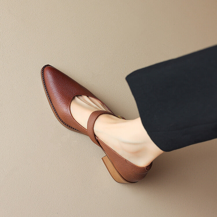 Bellani Leather Mary Janes