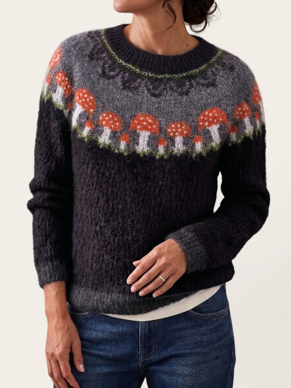 Yvanderrah – Nordic Pattern Cozy Sweater