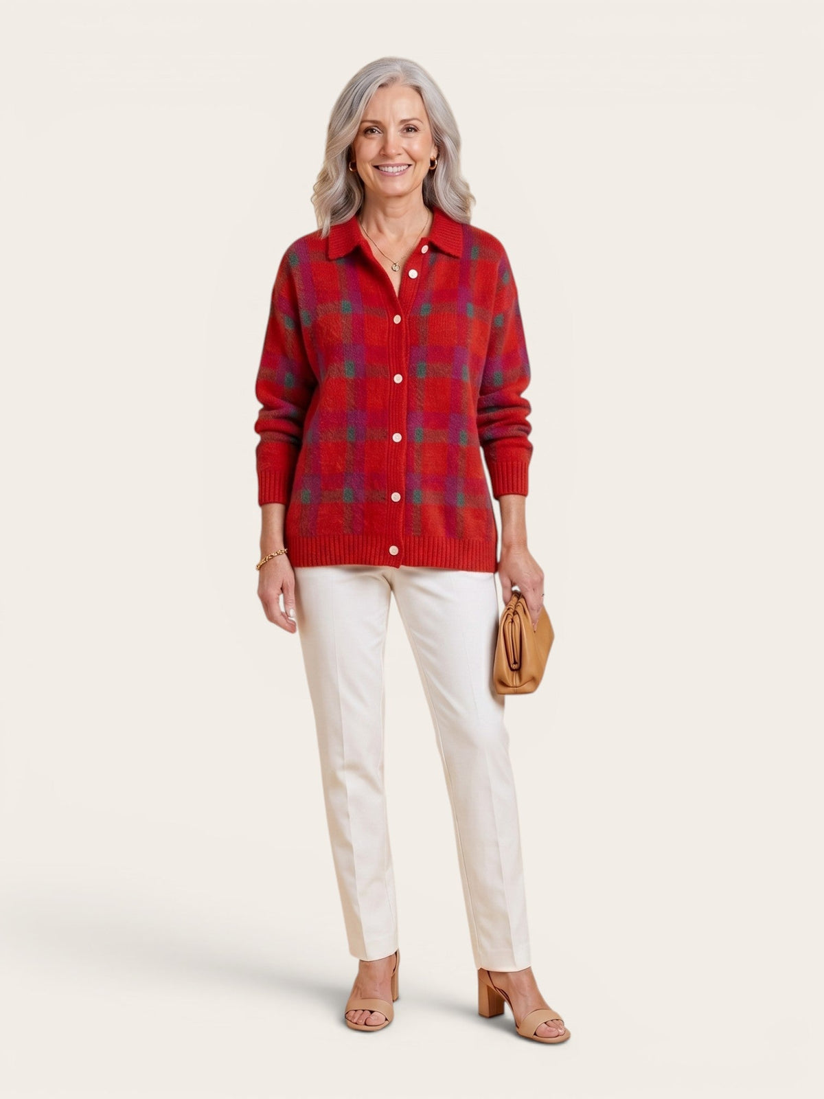 Fiora – Cosy Knit Shirt for Cold-Day Comfort