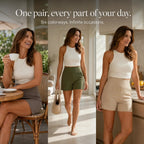 Wearbella – High Waisted Tailored Stretch Bermuda Shorts with Pockets