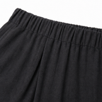Solivia – Tulip Hem Cropped Wide Leg Pants with Pockets