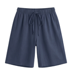 Lumera – Wide-Leg Drawstring Shorts with Smocked Waist