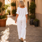 Soléne – Top & Wide-Leg Pants 2-Piece Set