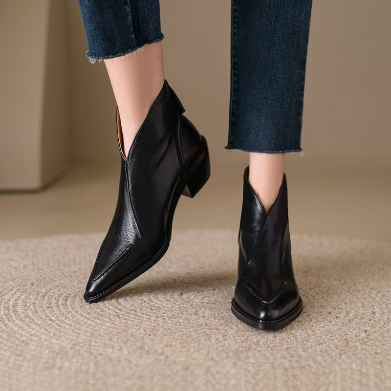 Cali Rae Genuine Leather Boots