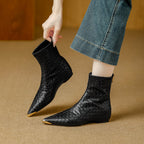 Lunara Woven Leather Boots