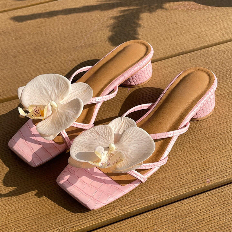 Leclair Floral Sandals
