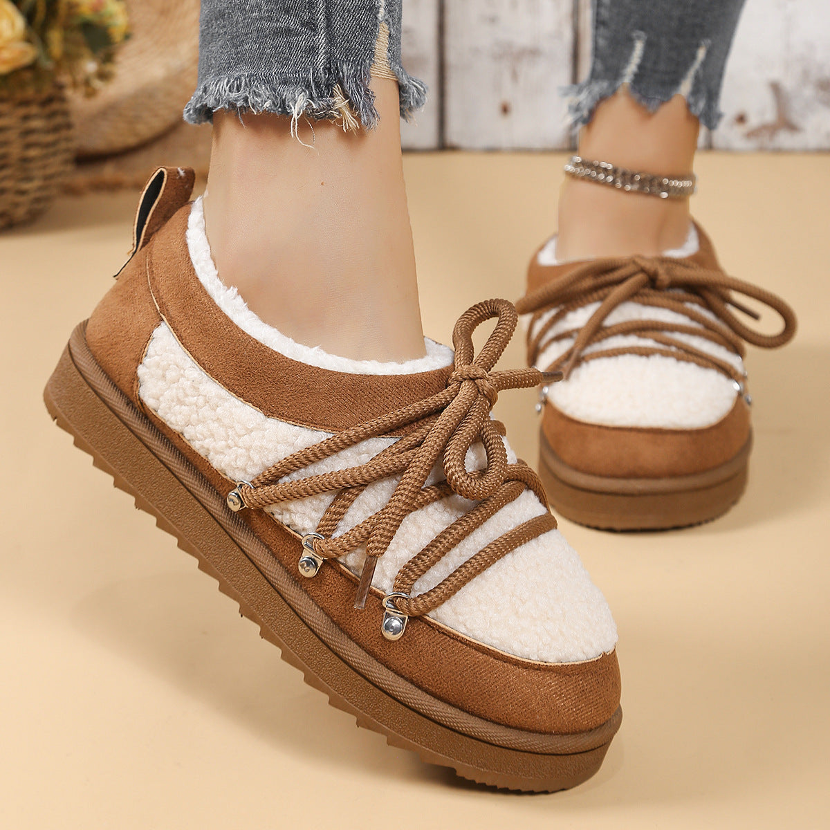 Selina Sherpa Boots