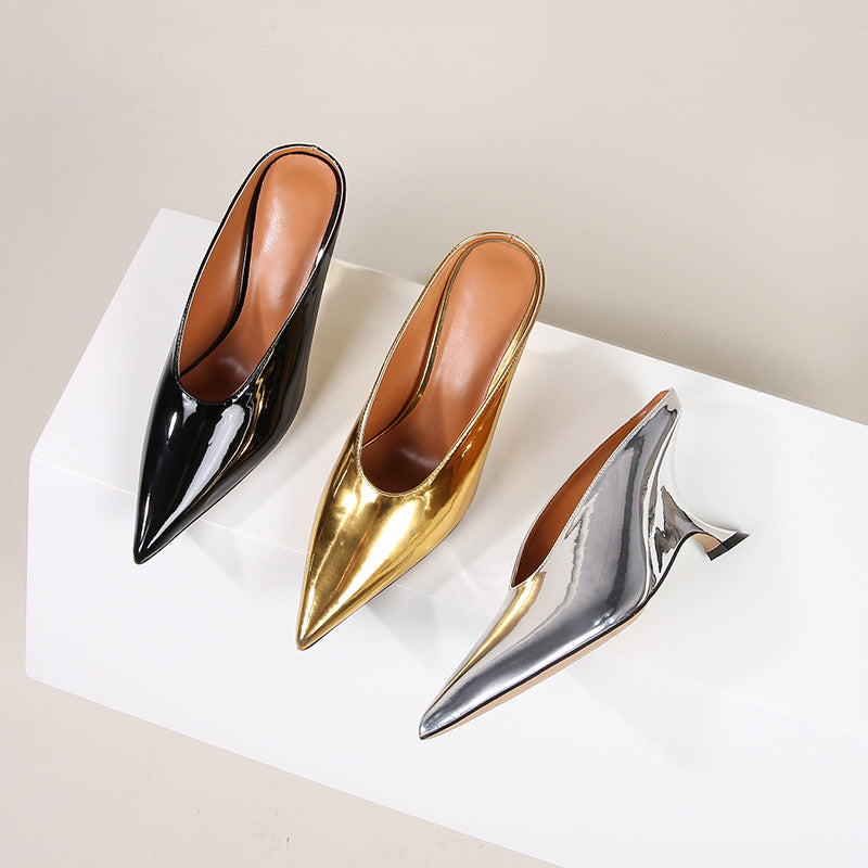 Lustra Heeled Mules