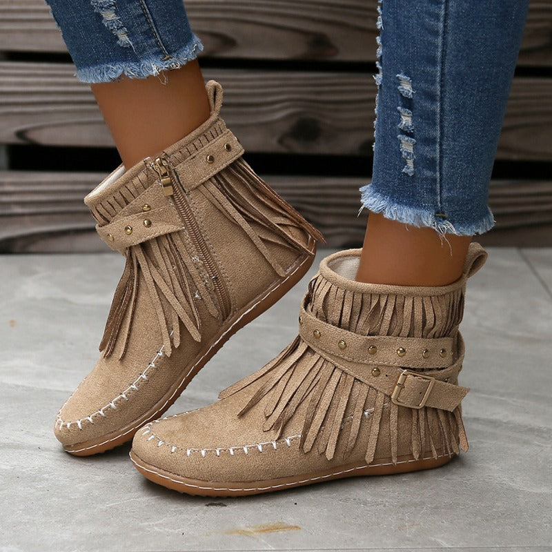 Noelle Boho Ankle Boots