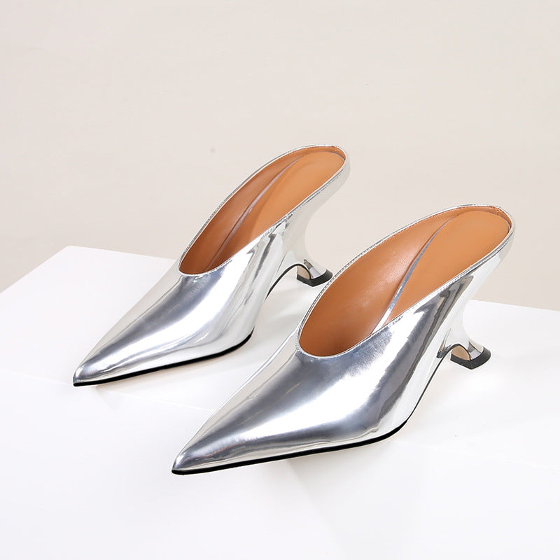Lustra Heeled Mules