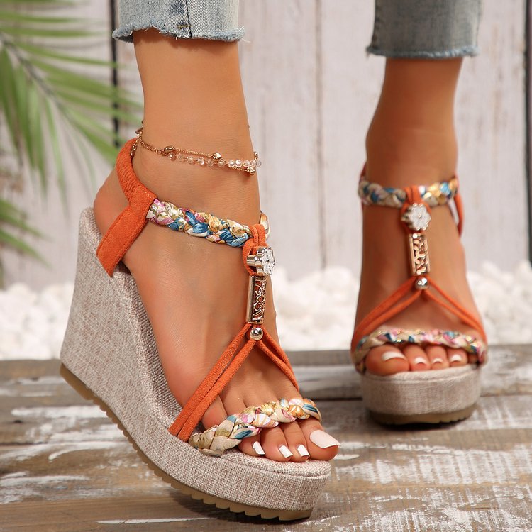 Tuluma Braided Wedges
