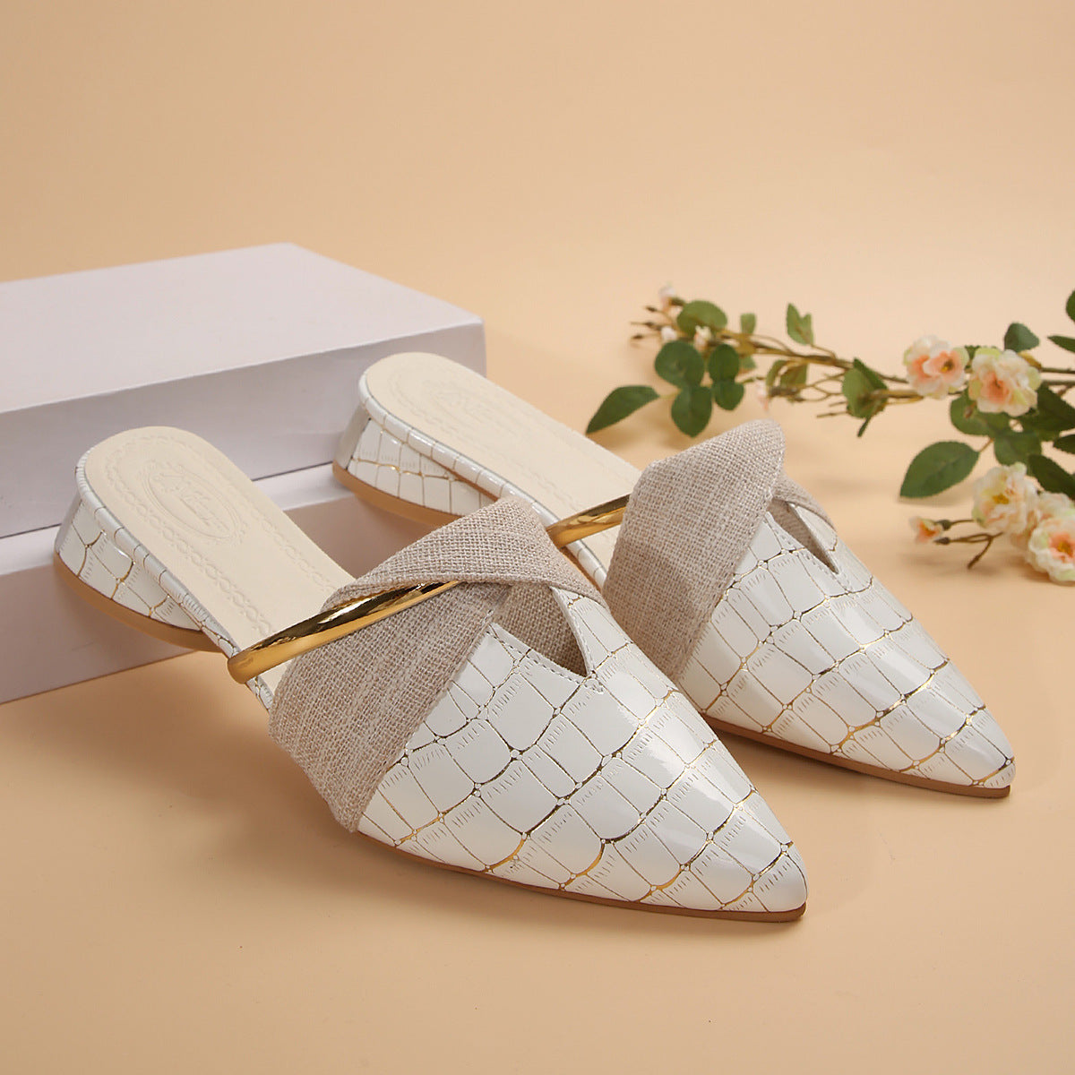 Corvella Pointed Mules