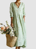 LINA | FLORAL MIDI DRESS