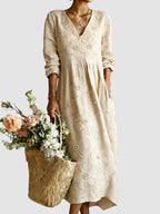 LINA | FLORAL MIDI DRESS