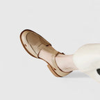 Thalina | Elegant Cowhide & Pigskin Mary Jane Sandals