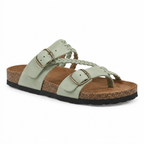 Serena™ Braided Double-Buckle Comfort Sandal