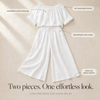 Soléne – Top & Wide-Leg Pants 2-Piece Set