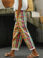 Valerie™ | Comfortable Checkered Pants