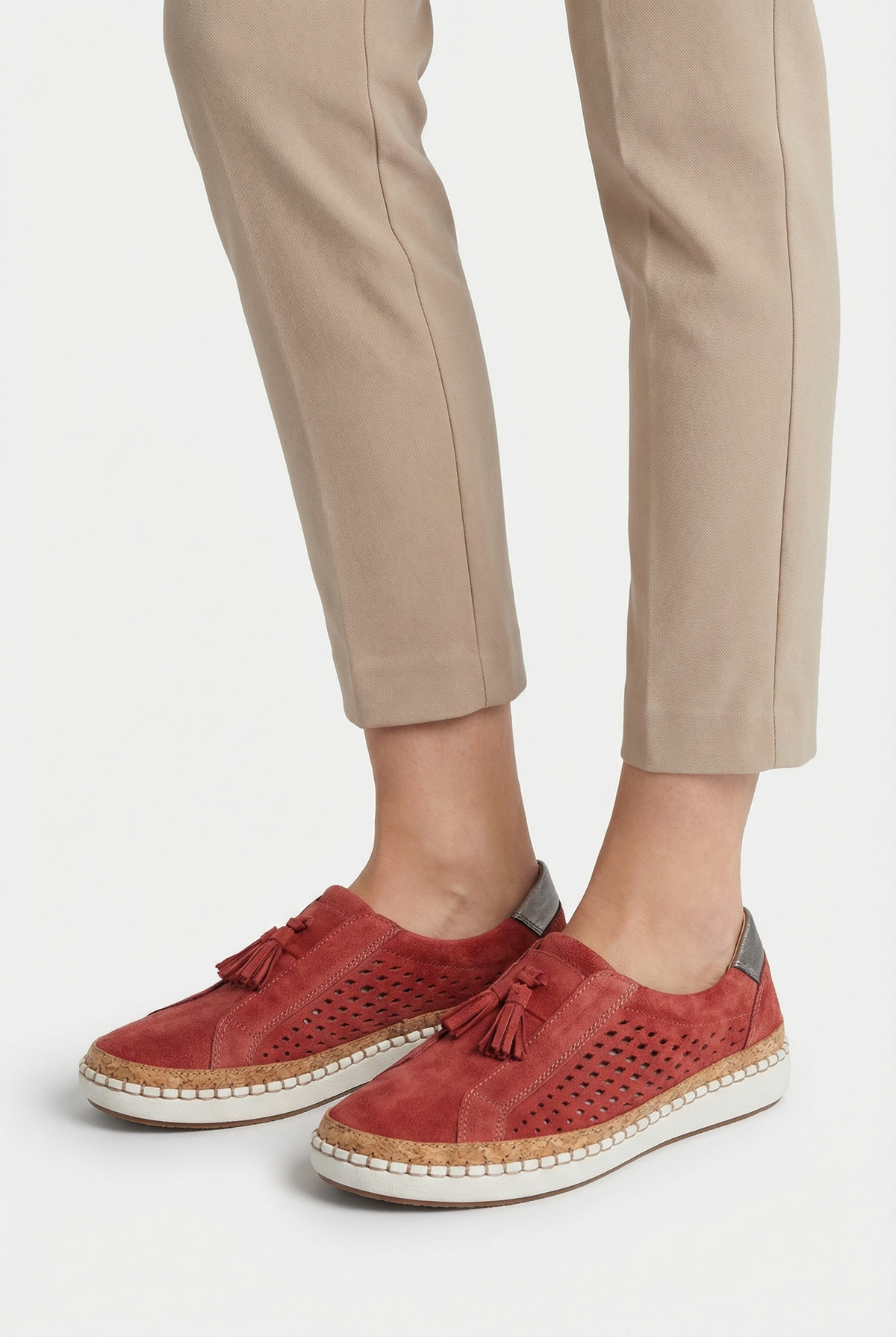 Women's Vegan Leather Slip-On Shoes
