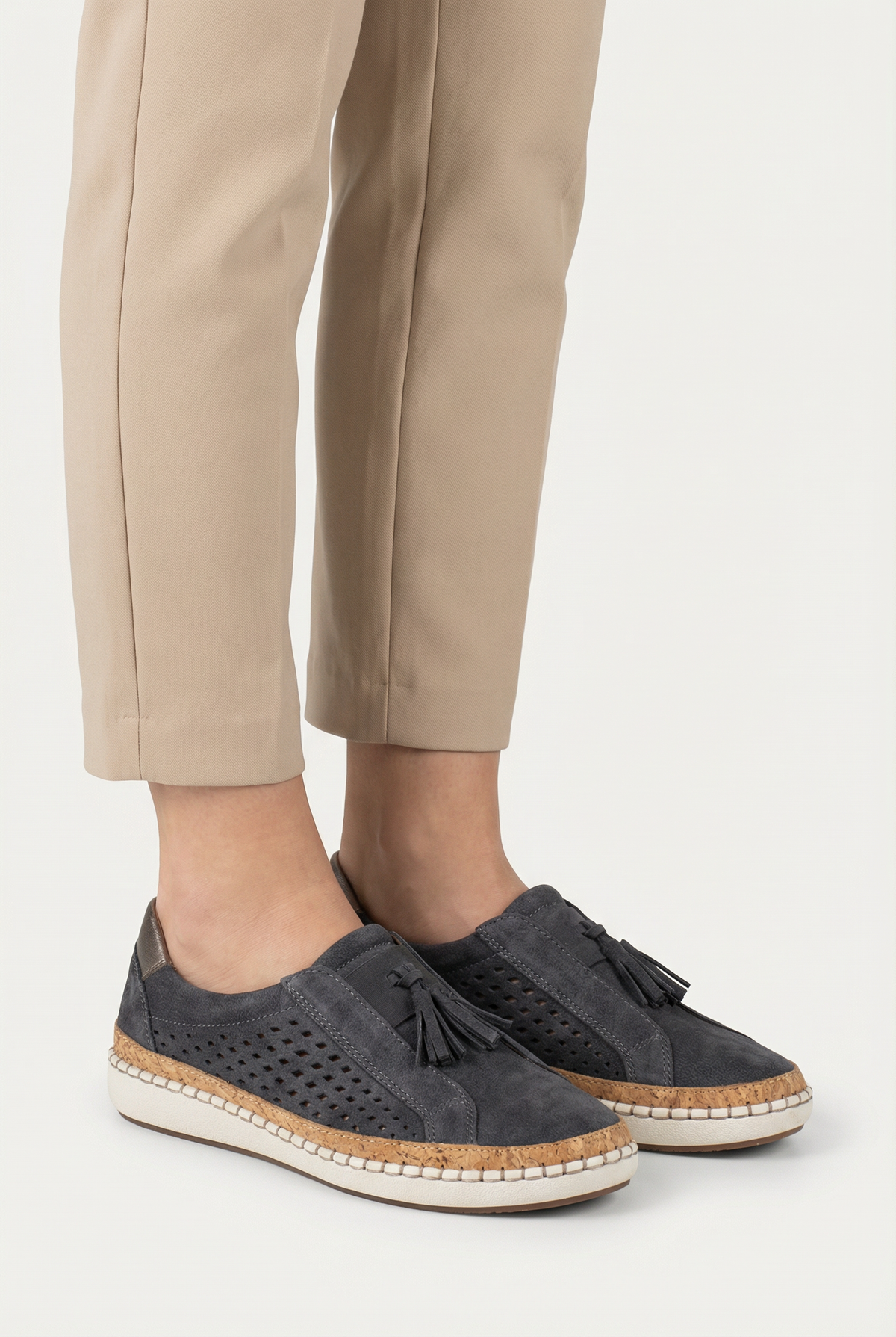 Women's Vegan Leather Slip-On Shoes