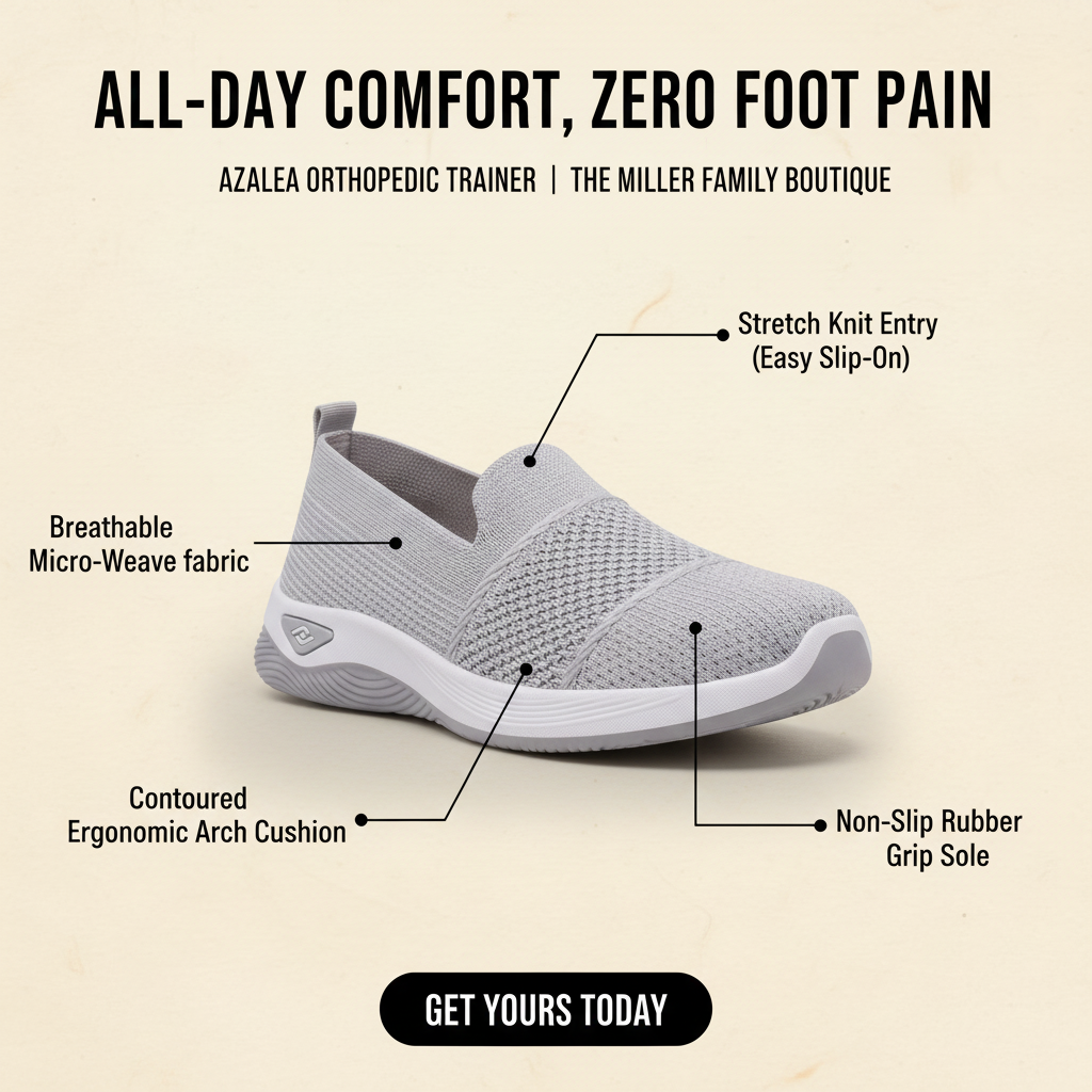 Azalea Orthopedic Slip-On Sneakers