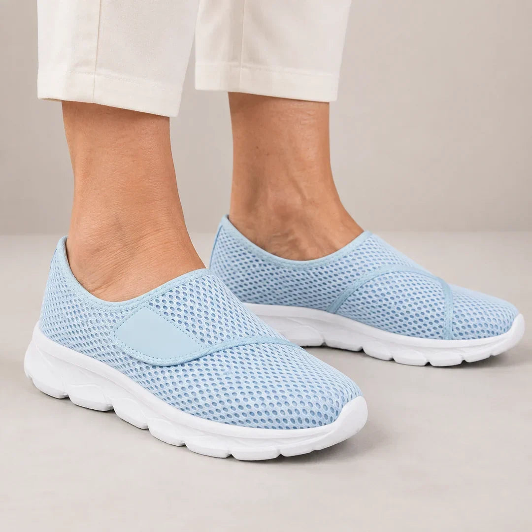 Mae | Adjustable Mesh Slip-On Sneakers