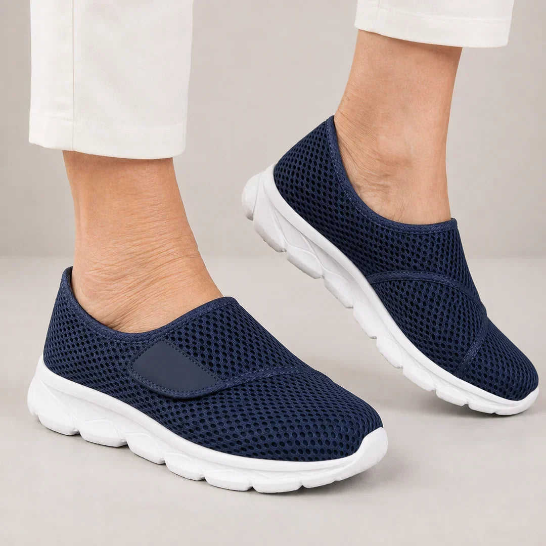 Mae | Adjustable Mesh Slip-On Sneakers