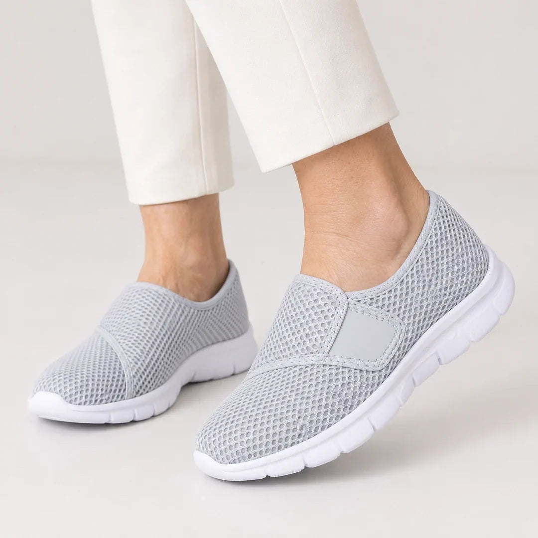 Mae | Adjustable Mesh Slip-On Sneakers